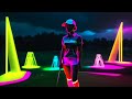 Dreamy Escapes at the Neon Cyberpunk Golf Course with Chillwave Vibes