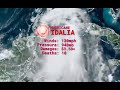 The Track of Hurricane Idalia (2023)
