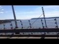 Driving over the Hudson River