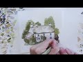 How I Paint Simple English Cottages 🏡 Cottagecore Watercolour and Ink Tutorial