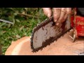 How to Sharpen Your Chainsaw - Using 12 Volt Sharpener