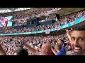 England fans singing Sweet Caroline before the Euro 2020 Final 11/07/21