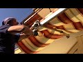 How to replace an awning cloth with extensible arms