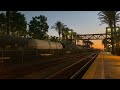 BNSF E/B H-WATBAR departs Fullerton station 07/20/2024