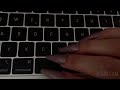 ASMR | TAPPING AND SCRATCHING ON KEYBOARD - no talking