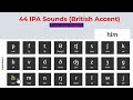 Learn 44 Phonetic symbols (IPA) | British Accent