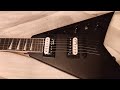 Jackson Rhodes JS32T Flying V guitar unboxing! Quick Review. Musicians Friend open box sale