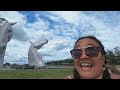 Cycling to the Falkirk Wheel & The Kelpies, the Forth & Clyde Canal 🏴󠁧󠁢󠁳󠁣󠁴󠁿 Scotland, UK | VLOG