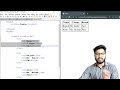Table in HTML | table, tr, th, td | html full course | by Rahul Chaudhary