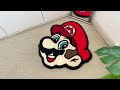 ASMR Rug Tufting | Mario Face Rug (Start To Finish)