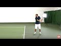Newtons laws in tennis backhand