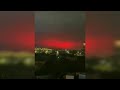 Strange phenomenon in China! Zhejiang sky suddenly turned red