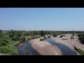 Flying a drone down the river in Colorado