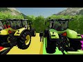 TRANSPORT SPONGEBOB WITH CLAAS TRACTORS - Farming Simulator 22