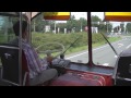 Piet Kapitein en zijn Daf bus uit 1964