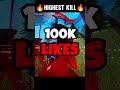 V badge player ne Highest kills ka record banaya last tak deckhna - Garena free fire max #shorts