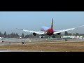 Hainan 787-8 Landing at San Jose Int'l Airport