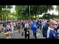 Great Tartan Army Scotland Fanwalk Cologne Euro 2024 / Riesiger Fanmarsch Schottland in Köln