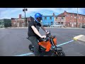 EGO Mini Bike Supermoto Conversion and Tire Install with Detroit Moped Works!