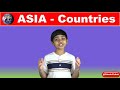 Countries of ASIA | Capitals | Flags | Languages | Detailed information for Competitive Exams