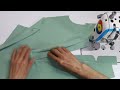✅️🌺A tutorial for cut and sewing collar V neck design in the best way for beginners