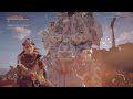 Horizon Zero Dawn: Complete Edition derrotando a mi primer topo