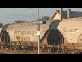 train de marchandises en gare de St Savoy, août 2022...