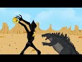 Rescue GODZILLA & KONG From GIANT HEDORAH: The Battle Against Digestive System - FUNNY CARTOON