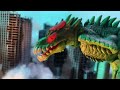 Croczilla vs legendary Godzilla an epic battle stop motion