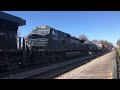 3 mixed freight by Spartanburg,very interesting locomotive trailing