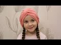 An amazing easy way to sew a handmade turban hat!