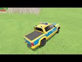 TRANSPORTING COLOR POLICE CARS, MERCEDES, DACIA, AUDI, FORD, CHEVROLET, VOLKSWAGEN, RENAULT - FS22