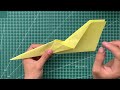 Tutorial membuat origami pesawat udara 1000f | Airplane 1000f Easy Origami Paper ✈️ (Origamikuh)
