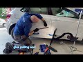 How to use lateral tension to repair dents with the new Keco LTT Beams | GPR and dent repair tools