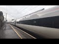 Virgin Trains Pendolino departs Haymarket on the last day of the franchise.