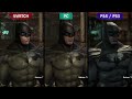 Batman: Arkham Trilogy Graphics Comparison - Switch / PC / PS5 / Xbox One