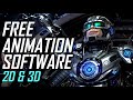 Top 5 Best FREE ANIMATION Software (2D/3D)