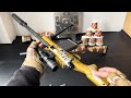 Unpacking special forces weapon toys, M4A1 assault rifle, 98K sniper rifle, M24 sniper rifle