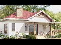 Most Beautiful Small House Design With Floor Plan ! Simple Life -Cottage