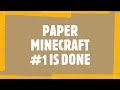 Paper Minecraft Day #1: Fresh Start