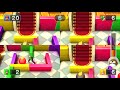 Mario Party 10 - Minigames - Mario vs Yoshi vs Luigi vs Peach