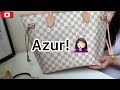 Unboxing Louis Vuitton Neverfull MM || Damier Azur || Always Sophie