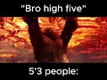 high five