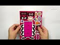 🌈 Decorate Sticker Book With Number Blocks 1 - 100 (Part 2, Sticker ASMR)