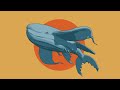 Alien Whale Timelapse | Cel Shading and Grease Pencil