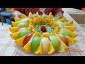 Easy Fruit Plating Idea/Food Decorations #Isabelle Art & Design