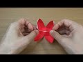 折り紙おもちゃ「恐怖の花」Origami Toy 