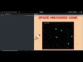 The Space Invaders Game(GUI developed on replit.com)