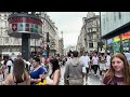 London Summer Walk 🇬🇧 Tottenham Court Road, Leicester Square to SOHO | Central London Walking Tour