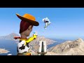 GTA 5 Water Ragdolls - Buzz Lightyear, Woody and Jessie! #2 (Toy Story)
